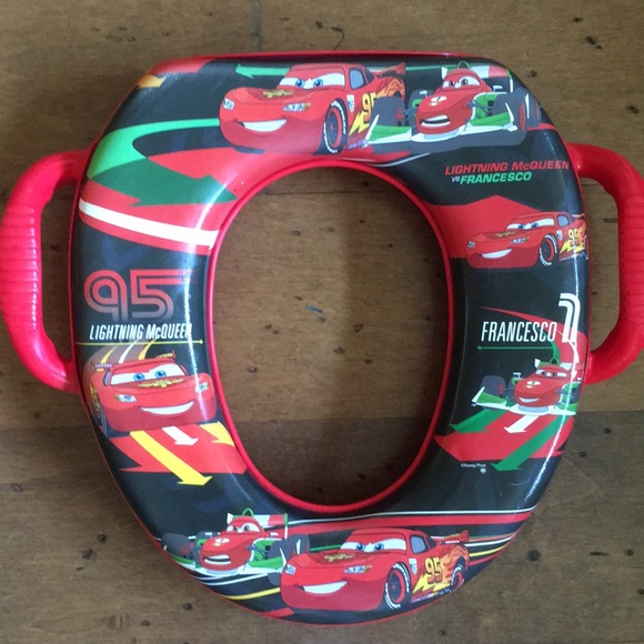 lightning mcqueen toilet seat